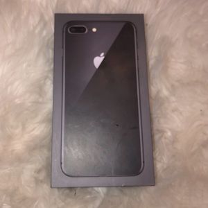 iPhone box for 8 Plus 64 gb black
